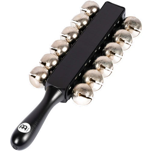Meinl Percussion Sleigh Christmas Caroling, Recording, and Live Band or Choral Performances-NOT Made in CHINA-12 Steel Bells with Wooden Grip, 2-Year Warranty (SLB12) 12 Bells