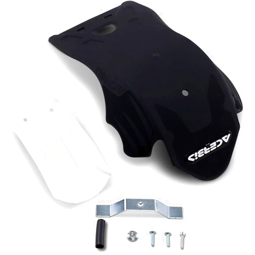 Acerbis MX Skid Plate (Black/White) for 19 Kawasaki KX450