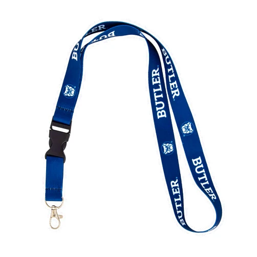Desert Cactus Butler University Lanyard Bulldogs BU Car Keys ID Badge Holder Keychain Detachable Breakaway Snap Buckle (Blue)