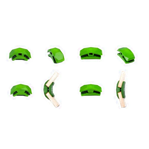 Playwood Connector for Tool-Free Modular Pop-Up Hexagonal Storage Assembly (Lt. Green, 3-Hex)