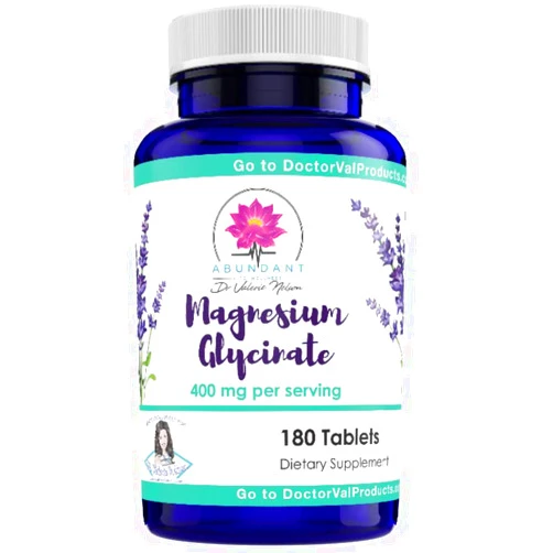 Dr. Valerie Nelson Magnesium Glycinate - 400 mg per Serving. 180 Tablet - Excellent Pricing - Heart; Nerve and Muscle Health , Highly Absorbable by Dr. Valerie Nelson