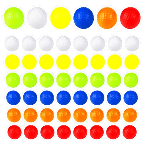 REHALY 108 Pcs Foam Golf Practice Balls Bulk, Realistic Feel Flight Training Balls, Soft Foam Golf Balls for Backyards Swing Practice Driving Range Indoor Outdoor Training