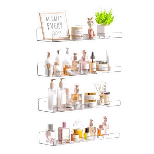 upsimples Acrylic Shelves for Bathroom Storage, 15