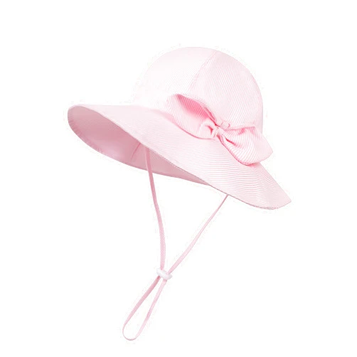 ENBAOHUI Baby Girl Sun Hat Toddler Summer Bucket Hats UPF 50+ Hat for Infant Girl Beach Hat with Wide Brim 0-6T