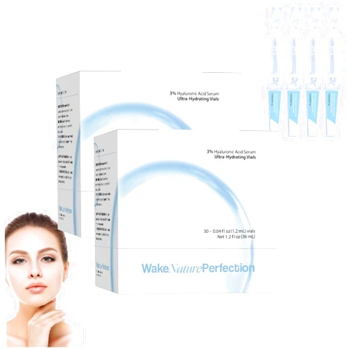 Generic Bleare Hyaluronic Acid, 3% Ultra Hydrating Hyaluronic Acid Serum by Bleare, Bleare Hyaluronic Acid Face Oil, Wake Nature Perfection Hyaluronic Acid, 3% Hyaluronic Acid Serum (2pcs)