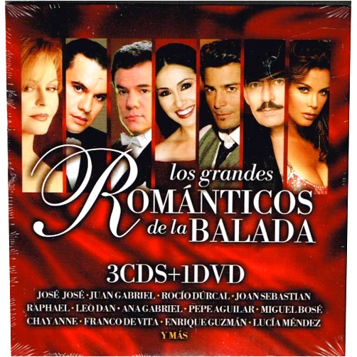 VARIOS ARTISTAS (Artist) Format: Audio CD LOS GRANDES ROMANTICOS DE LA BALADA [3 CD'S + 1 DVD] ROCIO DURCAL,JUAN GABRIEL,JORGE MUNIZ Y MAS...