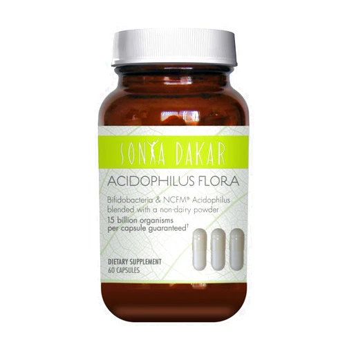Sonya Dakar Acidophilus Flora Probiotic Supplement, 60 Capsules
