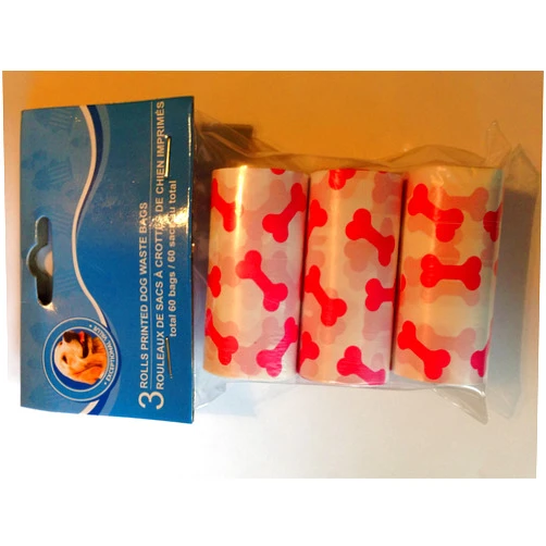 Pawsclaws Paws N Claws Dog Waste Replacement Bags For Bone Collar 60 Count