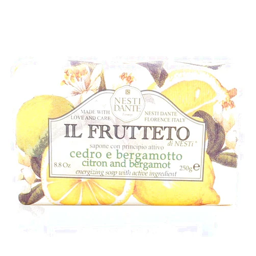 Nesti Dante Nesti dante il frutteto Energizing soap - Citron and Bergamot, 8.8oz, 8.8 Ounce