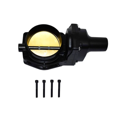 A-Team Performance - 4-Bolt Throttle Body 92mm Drive By Wire - Compatible with Chevrolet Chevy GM LSX LS LS1 LS2 LS3 LS6 LS7 Black