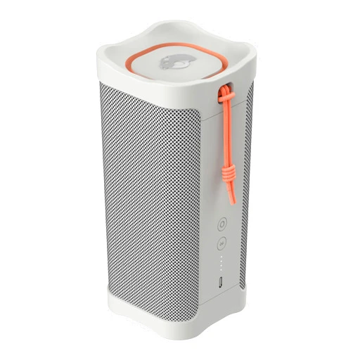 Skullcandy Terrain XL Wireless Bluetooth Speaker - IPX7 Waterproof Portable Speaker, 18 Hour Battery, Nylon Wrist Wrap, True Wireless Stereo (Bone)
