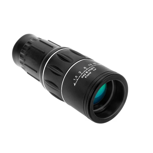 Pulaisen Telescopes Mini Lightweight 16x52 Monocular Dual Focus Optics Zoom Monocular Telescopes,Black