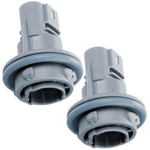 PAGOW 2PCS Front Turn Signal Light Bulb Plug Socket Gray Replacement OEM 90075-60060 Compatible with Many Vehicle Models