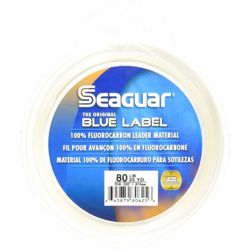 Seaguar Blue Label Fluorocarbon Tippet/Leader Material 25 Yd 50lb