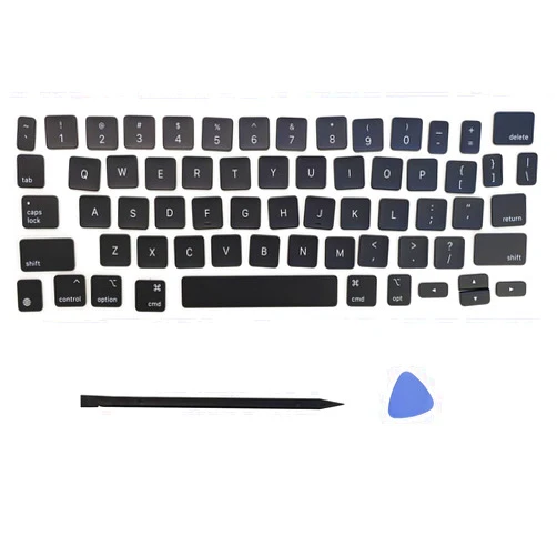 Ojguct Replacement US Keyboard Full Set of Keycap Keys and Tool Applicable for ipad Pro/Air 11/13“ Magic Keyboard (MKH-1)
