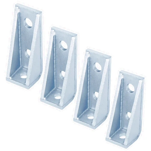 OTTFF 4 Pack 3 Hole 90 Degree Gusseted Fitting for 1-5/8