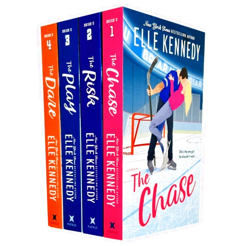 By Elle Kennedy (Author) Briar U Series Books (1 - 4) Collection Set by Elle Kennedy (The Chase, The Risk, The Play & The Dare)
