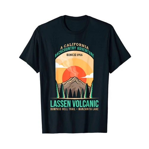 Lassen Volcanic United States USA Unique Items Lassen Volcanic US National Park California Gift T-Shirt