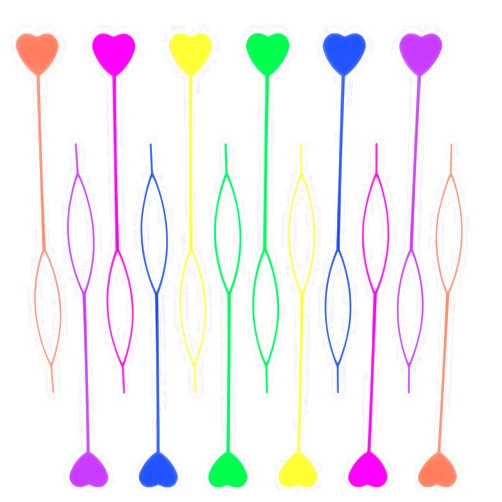 COMNICO 12pcs Quick Beader for Hair Braids Loading Beads Braid Stringer Ponytail Maker Plastic Hair Tail Beading Tools Kit for Kids Girls (Colorful)