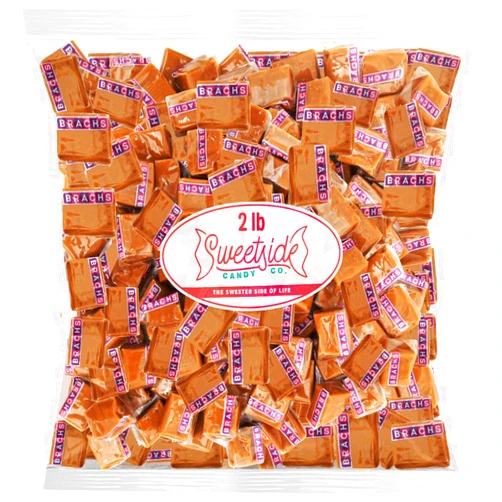 SWEETSIDE CANDY CO. Chewy Caramel Candy, 2lb Pack of Caramels Individually Wrapped, Ideal Carmels Candy Soft for Sharing with Friends and Family, Perfect Caramels for Parties or Simply to Satisfy Your Caramel Cravings