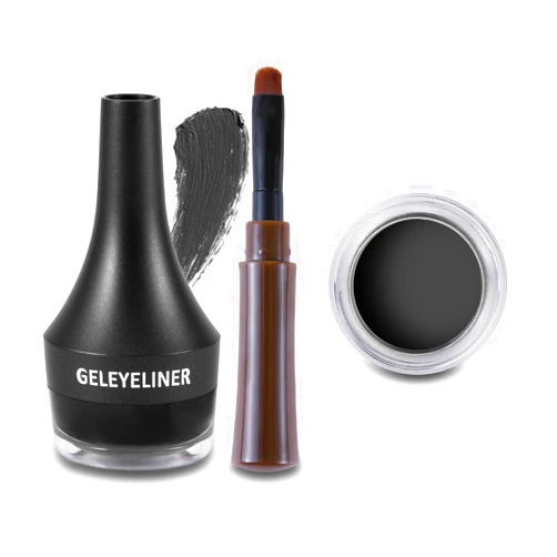 Boobeen Waterproof Gel Eyeliner Smudge-proof Eye Liner Gel Makeup Set High Pigment Easy to Apply Long-lasting For All Day