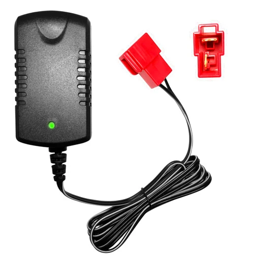 FLHFULIHUA 6V Charger with Square-Type Plug for 6Volt Battery, 7V800ma for 6V Child Ride On Car Rollplay Kid Trax Disney Frozen White Toddler Wildfire Quad