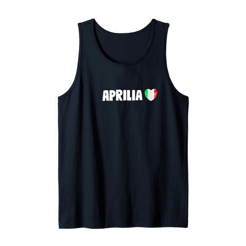 Nome della città Aprilia maglia Italia Aprilia Città Italiana Bandiera Italia Maglietta Regalo Tank Top