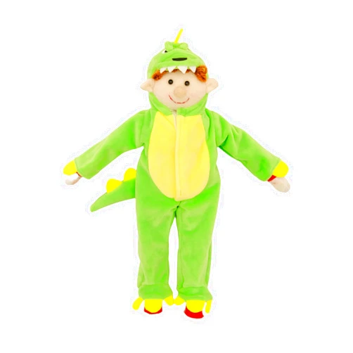 Fayelfland Elf Accessories Clothes,Dinosaur Costume Couture Outfits, Doll is not Included (Green Dinosaur)