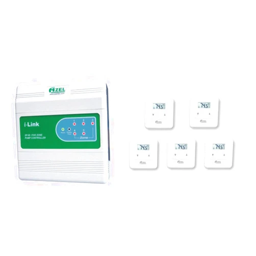 Azel Technologies Inc. Package Deal: Azel SP-85 with 5 Units of D-135E Digital Thermostats for Radiant Floor Heating