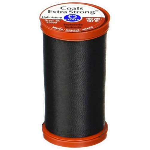 COATS & CLARK Extra Strong Upholstery Thread, 150-Yard, Black (S964-0900)