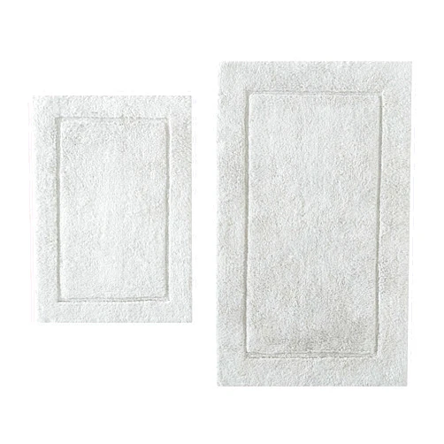 Calvin Klein - Bath Rug Set, Soft & Absorbent Cotton Bath Mats, Modern Bathroom Essentials (Essence Silver Grey, 2-Piece)