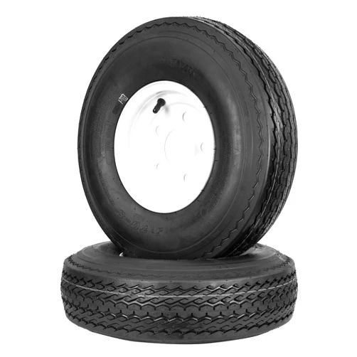 WOLF PACK Trailer Tires On Rims 570-8 5.70-8 5 Lug on 4.5