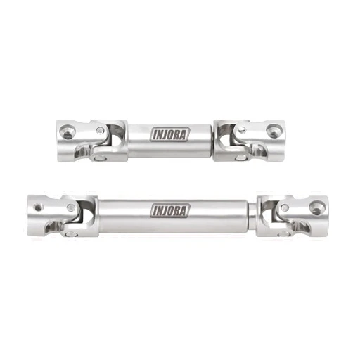 INJORA Drive Shaft Steel Front Rear Center Shaft for TRX4M Defender Bronco 1/18 RC Crawler Upgrade,2PCS