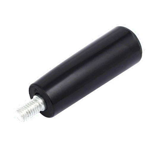 Aexit M8 Male Ball Knobs Thread 76mm Long Plastic Handle Revolving Hand Grip for Male Ball Knobs Milling Machine