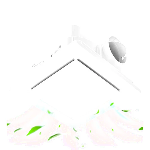 Hon&Guan Bathroom Exhaust Fan, Quiet Square Bathroom Vent Fan 111 CFM, 1.0 Sones, Ceiling Mount Ventilation Fan, Bathroom Ceiling Fan, Exhaust Fan Bathroom for Home Bath Hotel