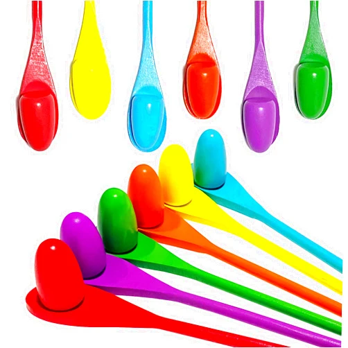 Jauoou Egg Spoon Race Game Sets, 6PCS Wooden Eggs and 6PCS Wooden Spoons Balance Game Relay Race Games for Kids Easter Eggs Hunt Game Indoor or Outdoor