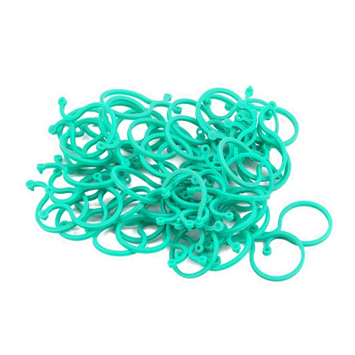 WEISUO Plant Support Clips,Plastic Plant Twist Clip Ties, Garden Plant Stem Support Clamps for Tomatoes Vines Flower