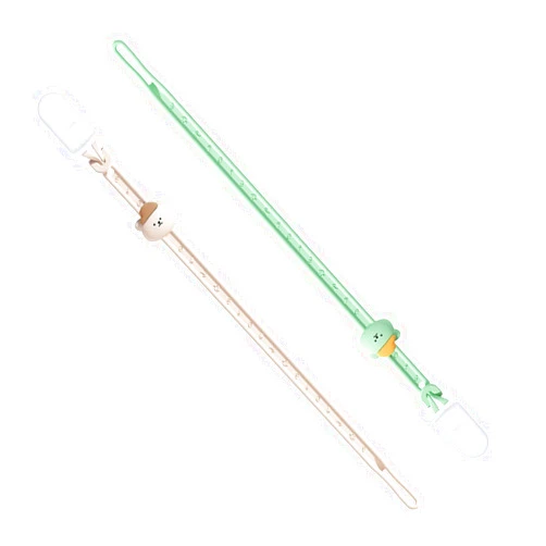 MORIBOX Pacifier Clip Baby Boys - MORIBOX Silicone Paci Clip with One Piece Neutral Baby Binky Holder Leash for Birthday Gift 2 Pack