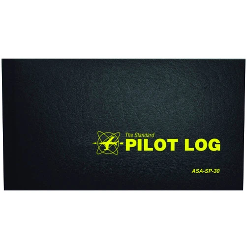 ASA Staff The Standard Pilot Log (Black): ASA-SP-30 (Standard Pilot Logbooks)