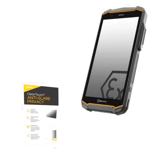 BoxWave Screen Protector Compatible with i.Safe Mobile IS540.2 - ClearTouch Anti-Glare Privacy (2-Pack), Privacy Screen Protector Flexible Film Anti-Glare