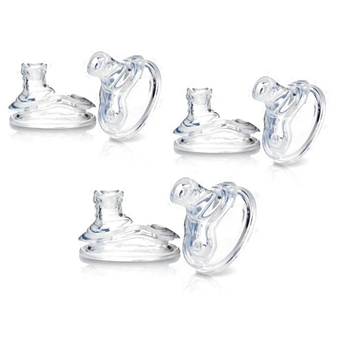 Nuby (3 Packs) 6 Count Super Spout No Spill Replacement Spouts, Clear