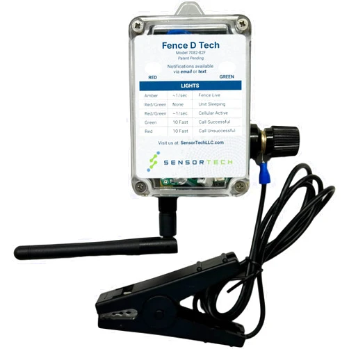 Fence D Tech Automatic Battery Powered Cellular Electric Fence Monitoring System, Text, Email, and Web Alerts. (7082-82F-V4)
