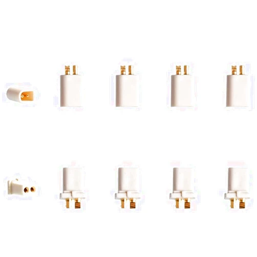 SoloGood BETAFPV 5Pairs BT2.0 Connectors Set Male Female 1.0 Banana Connector for BT2.0 Connector FPV 1S Whoop Drone