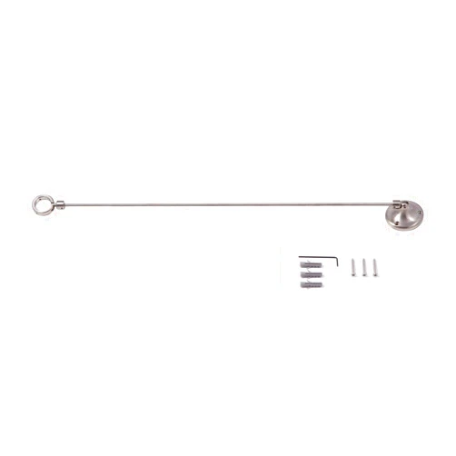 Zoe Industries Shower Head Support Bracket - Brushed Nickel Finish