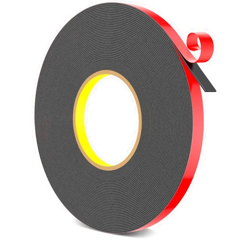 HitLights Double Sided Tape Heavy Duty, 1/2 in x 50 ft, Adhesive Mounting Tape Waterproof, Strong Double Stick Foam Tape for Walls Poster Automotive Outdoor Home (Pack of 1)