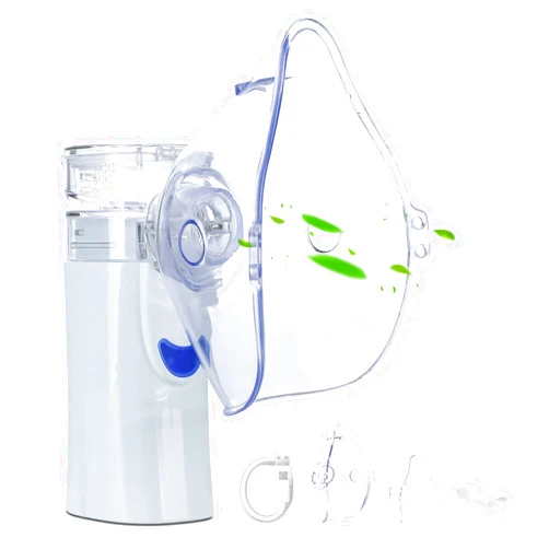VCBB Portable Nebulizer - Nebulizer Machine for Adults and Kids Travel and Household Use, Handheld Mesh Nebulizer Nessi Spacer OTC Portable