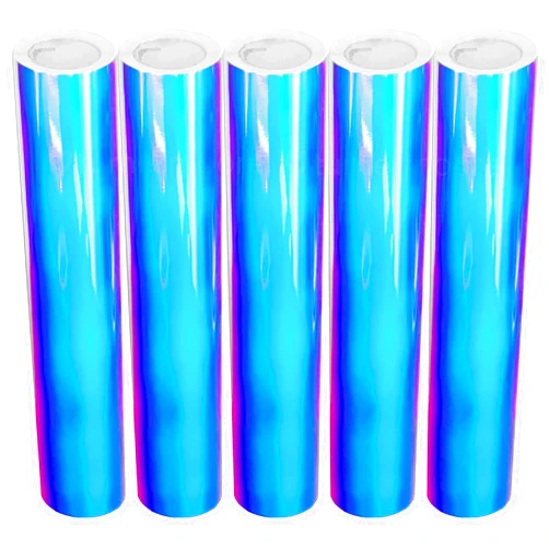 Turner Moore Edition White Opal Holographic Vinyl, 12x12 Holographic Adhesive Vinyl Sheets for Crafts, Cricut Joy Maker Explore, Stickers, Decals, Water Bottles by Turner Moore Edition (White Iridescent Vinyl, 5-Pack)