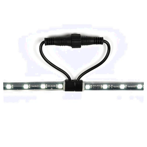 WAC Lighting WAC Landscape Lighting, LED 12VDC Indoor and Outdoor IP68 Submersible Strip Light 2W per Foot 3000K 1ft Length