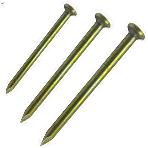JGHITROME Cement Nails,Wall Pins Tacks Nails for Woodworking Cement Nails, Steel Nails, Wall Nails, Nail Nails, high Strength Concrete Brick Wall Steel Nails Hardened Round 50pcs(M3.8x60mm Long)