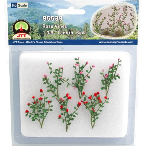 JTT Scenery Products Flowering Plants Rose Vines HO Scale Hobby Train Sceneries